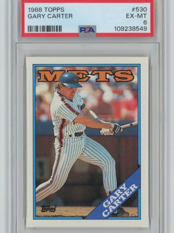 1988 TOPPS GARY CARTER PSA 6 NEW YORK METS #530