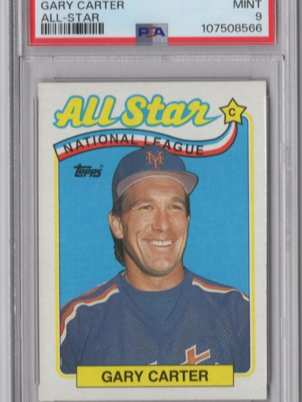 1989 TOPPS GARY CARTER PSA 9 NEW YORK METS #393 POP ONLY 29