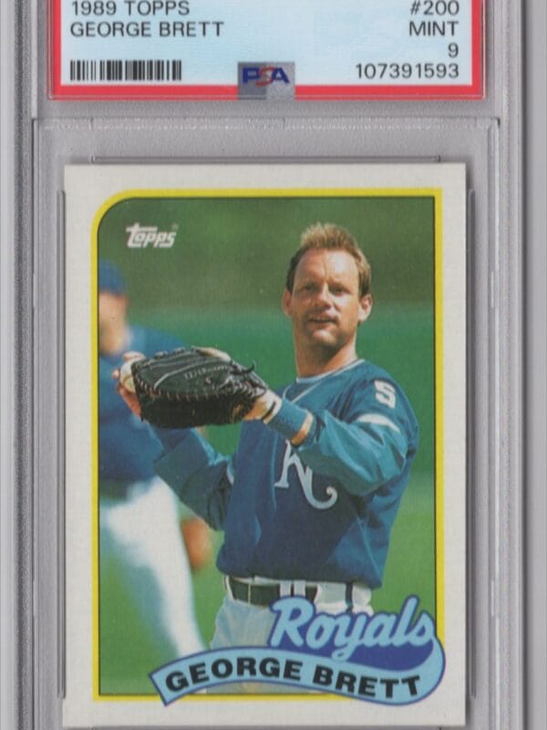 1989 TOPPS GEORGE BRETT 20.00 9 KANSAS CITY ROYALS #200