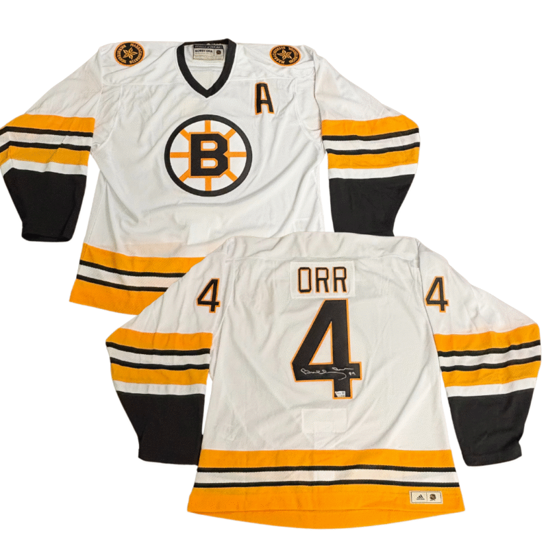 Bobby Orr Autographed Boston Bruins NHL Adidas Jersey - Image 4