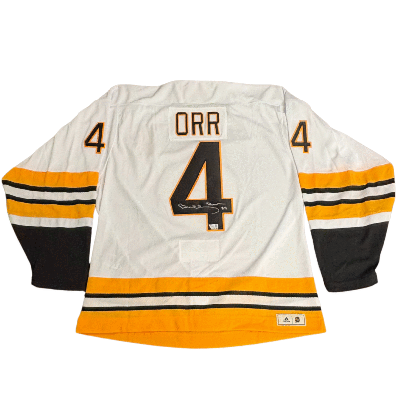 Bobby Orr Autographed Boston Bruins NHL Adidas Jersey - Image 5