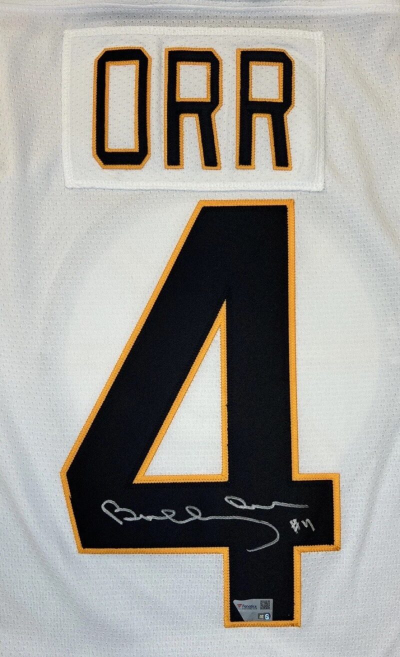 Bobby Orr Autographed Boston Bruins NHL Adidas Jersey - Image 6