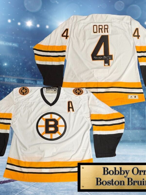 Bobby Orr Autographed Boston Bruins NHL Adidas Jersey