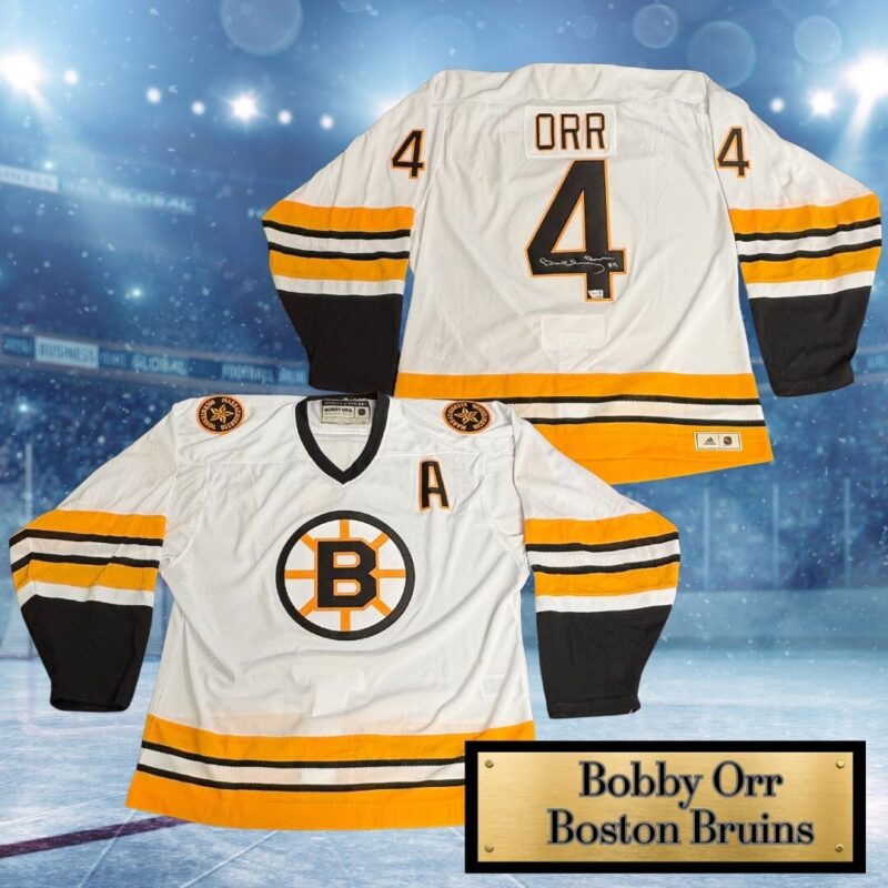Bobby Orr Autographed Boston Bruins NHL Adidas Jersey