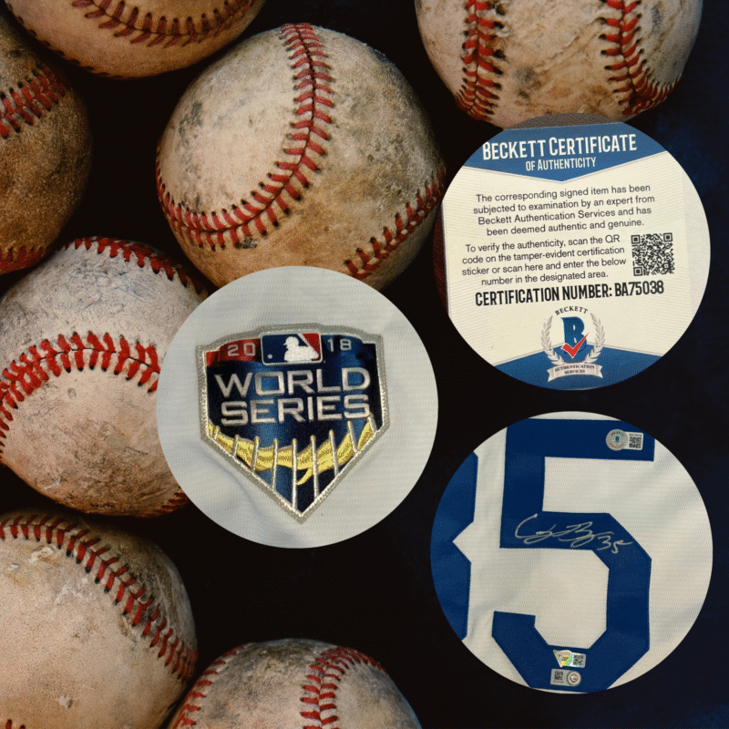 Cody Bellinger Autographed Los Angeles Dodgers 2018 World Series Majestic Jersey - Image 15