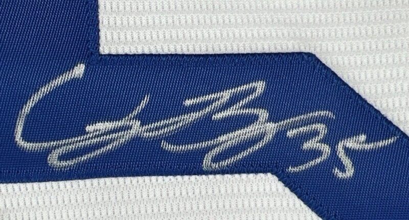 Cody Bellinger Autographed Los Angeles Dodgers 2018 World Series Majestic Jersey - Image 4