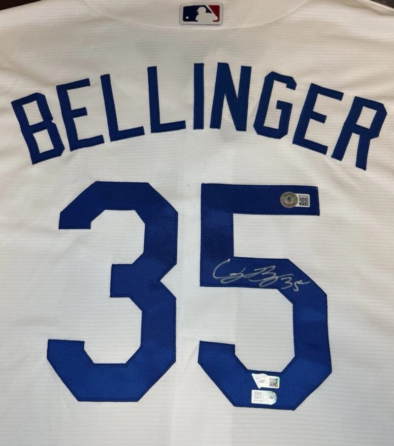 Cody Bellinger Autographed Los Angeles Dodgers 2018 World Series Majestic Jersey - Image 7