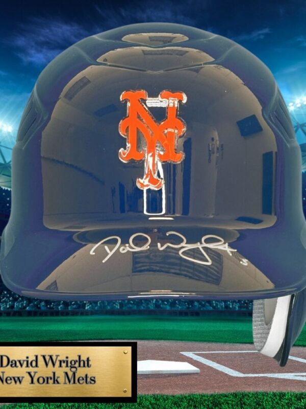 David Wright New York Mets Autographed Helmet