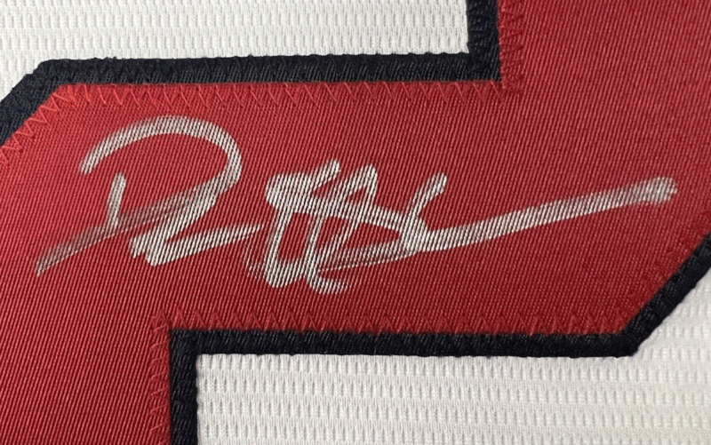 Deion Sanders Autographed Atlanta Braves Majestic MLB Jersey - Image 5