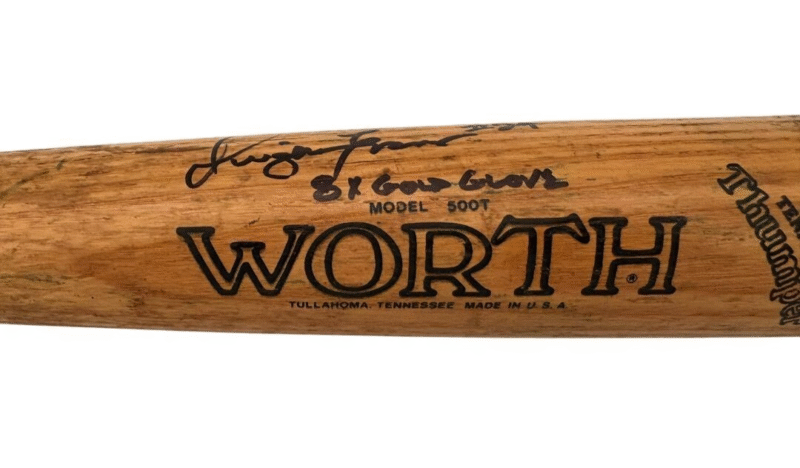 Dwight Evans Autographed & GAME USED Boston Red Sox MLB Baseball Bat - Image 4