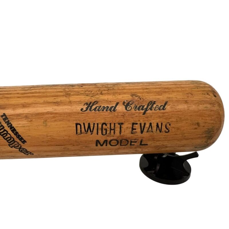 Dwight Evans Autographed & GAME USED Boston Red Sox MLB Baseball Bat - Image 7