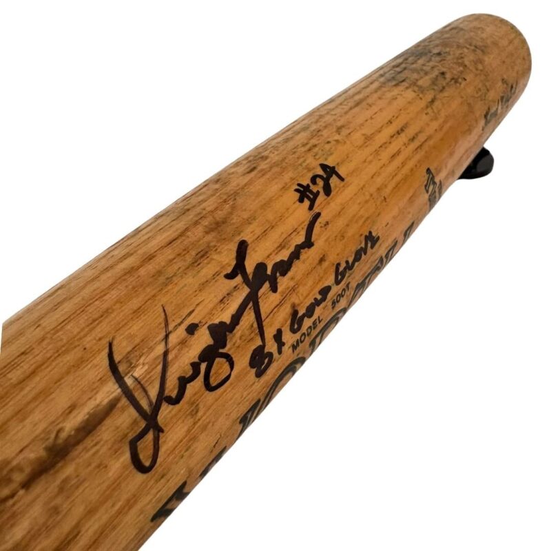 Dwight Evans Autographed & GAME USED Boston Red Sox MLB Baseball Bat - Image 8