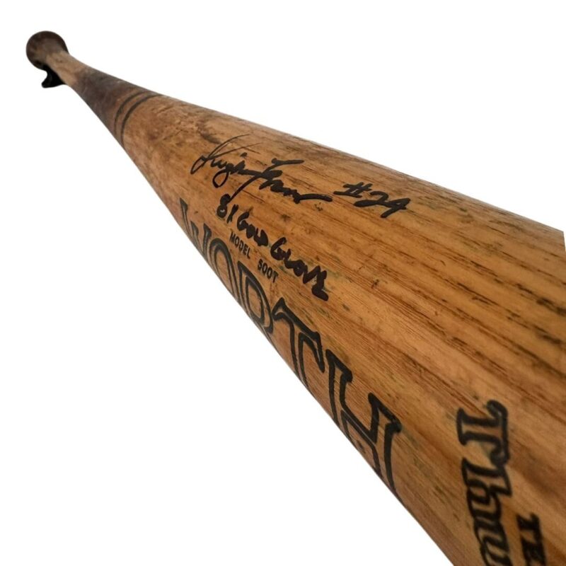 Dwight Evans Autographed & GAME USED Boston Red Sox MLB Baseball Bat - Image 9