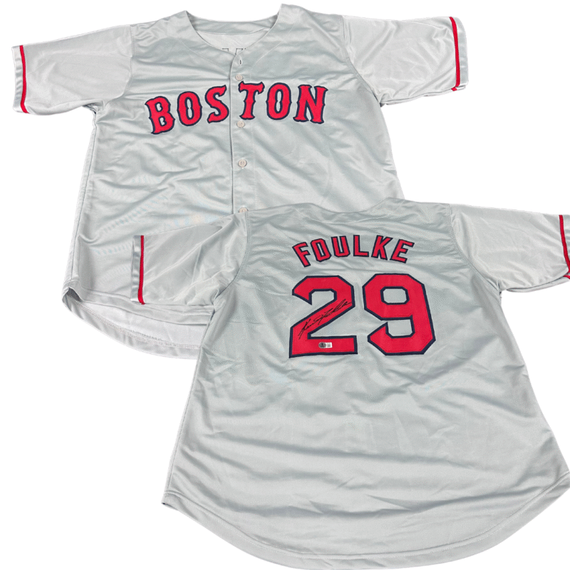 Keith Foulke Autographed signed Boston Red Sox Jersey - Image 8