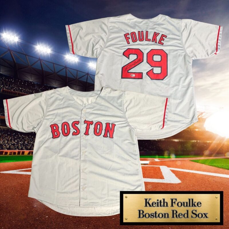 Keith Foulke Autographed signed Boston Red Sox Jersey