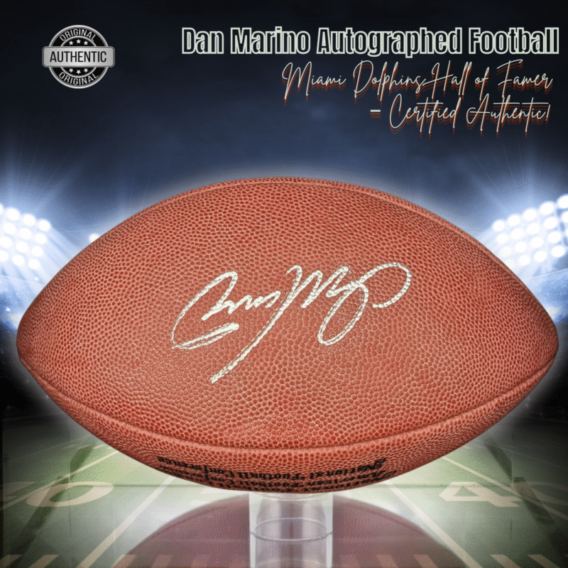 Miami Dolphins Dan Marino Autographed Wilson NFL Football