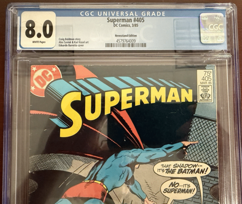 Original 1985 DC Comics Superman 405 CGC 286732044635 4