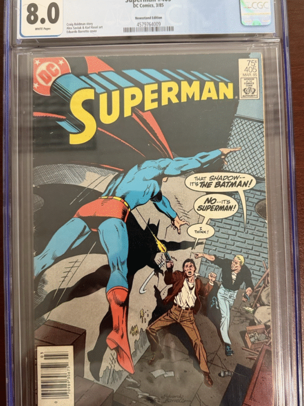 Original 1985 DC Comics Superman 405 CGC 286732044635
