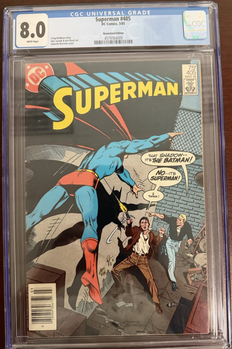 Original 1985 DC Comics Superman 405 CGC 286732044635