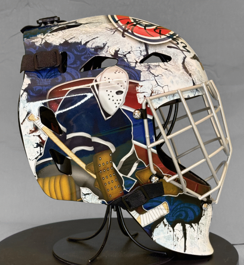 Patrick Roy Autographed Montreal Canadiens NHL Hockey Goalie Mask - Image 3