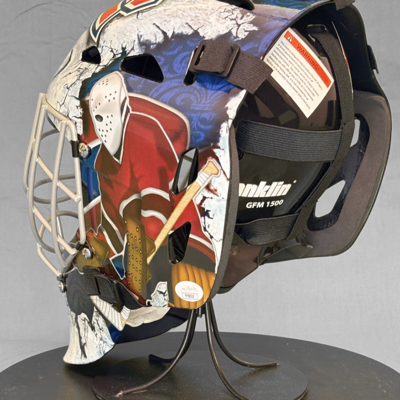 Patrick Roy Autographed Montreal Canadiens NHL Hockey Goalie Mask - Image 7