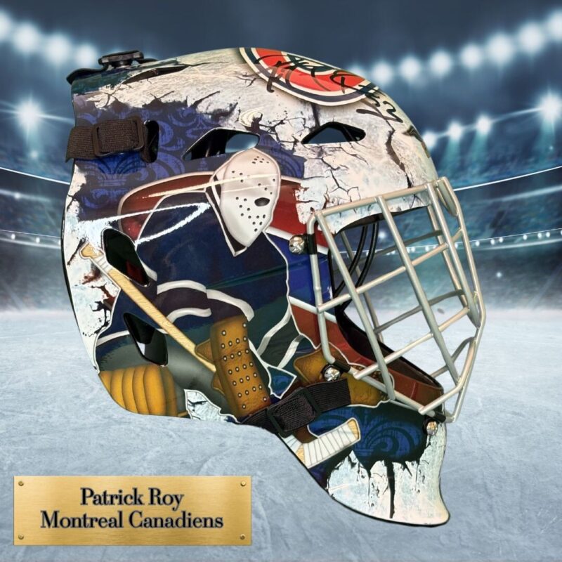Patrick Roy Autographed Montreal Canadiens NHL Hockey Goalie Mask