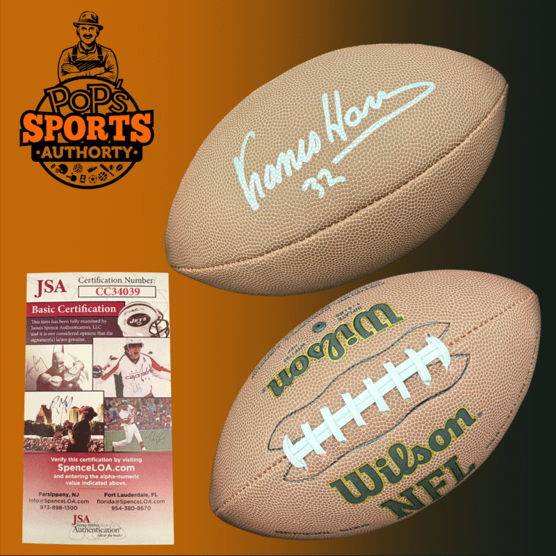 Pittsburgh Steelers Franco Harris Autographed  Wilson NFL Football - Image 3