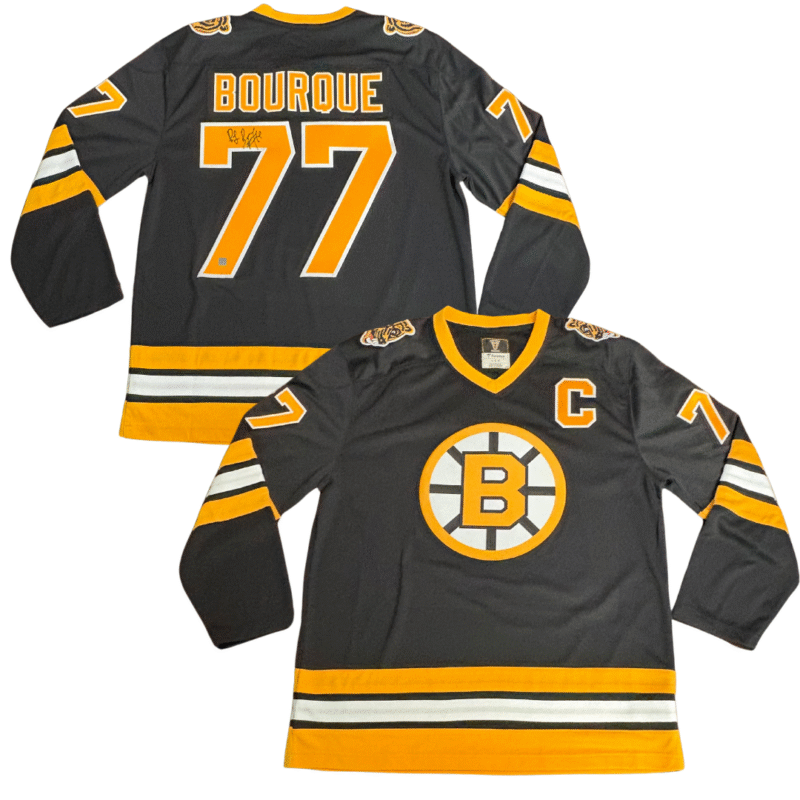 Ray Bourque Autographed Boston Bruins Fanatics NHL Jersey - Image 3