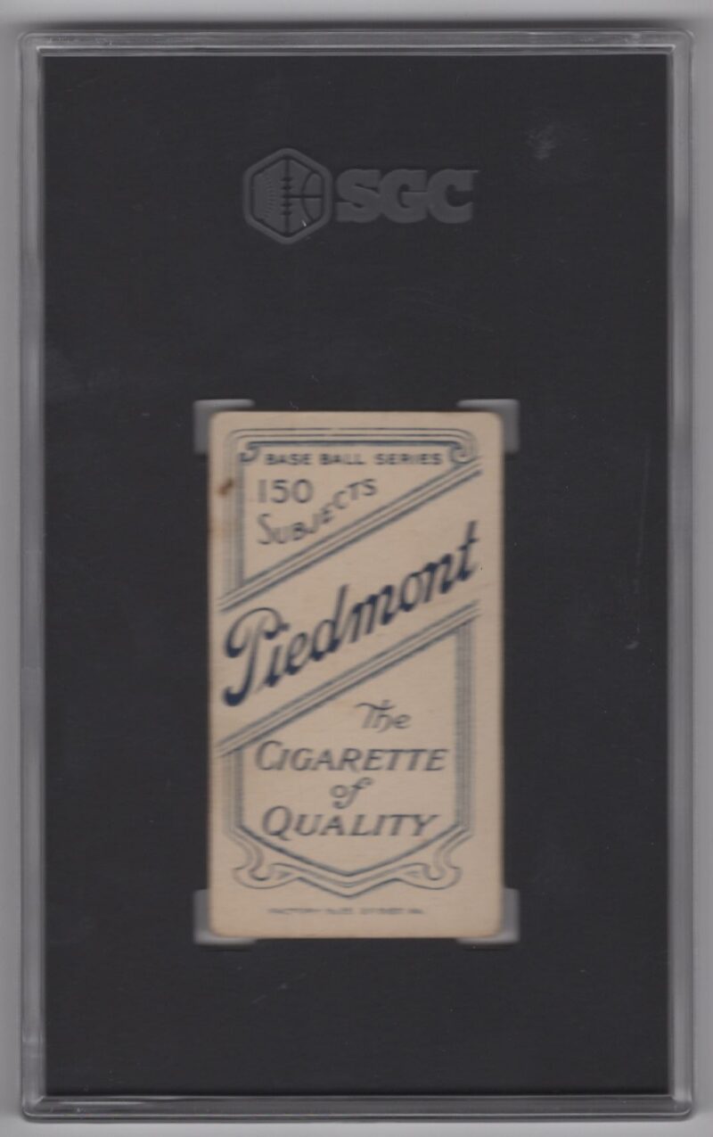 1909 PIEDMONT 3 15 T206 BILL DAHLEN SGC 3 BOSTON 0 286512251136 2