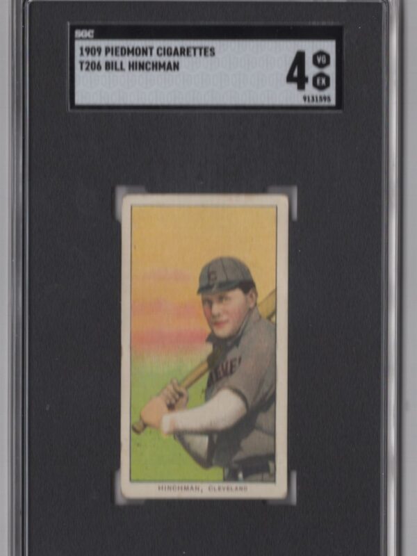 1909 PIEDMONT WHITE BORDER BILL HINCHMAN SGC 4 CLEVELAND POP 17