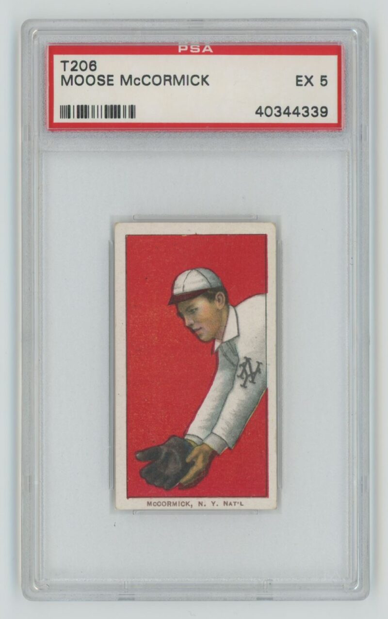1909 PIEDMONT WHITE BORDER MOOSE MCCORMICK PSA 5 NEW YORK