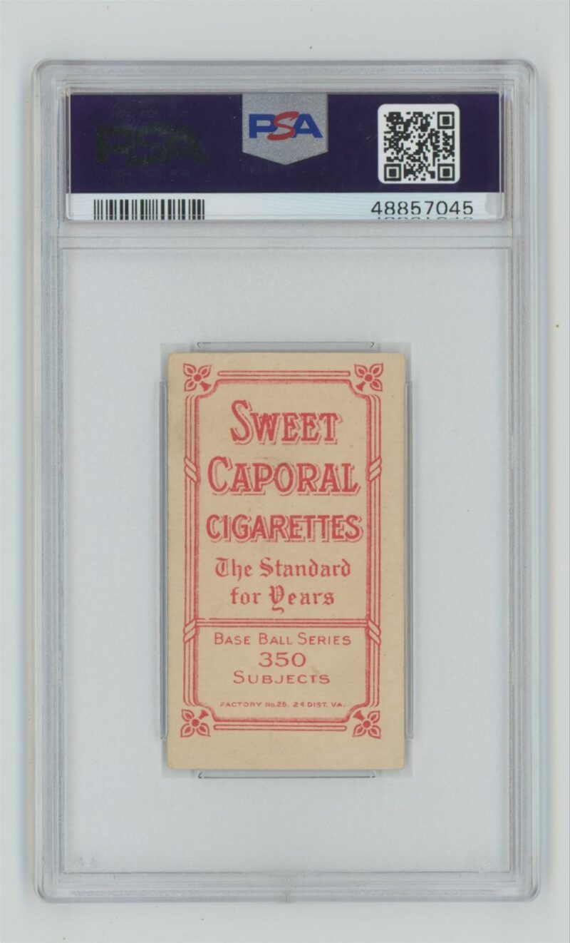 1909 SWEET CAPORAL WHITE BORDER DOC CASEY PSA 5 MONTREAL POP 2 ONLY 2 HIGHER - Image 3