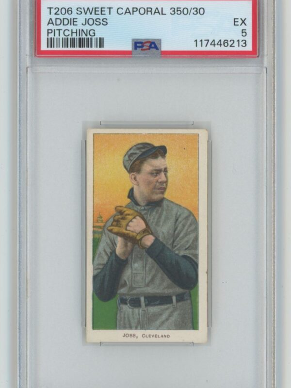 1909 WHITE BORDER ADDIE JOSS 117446213 PSA 5 CLEVELAND POP 9 ONLY 11 HIGHER 286726405676