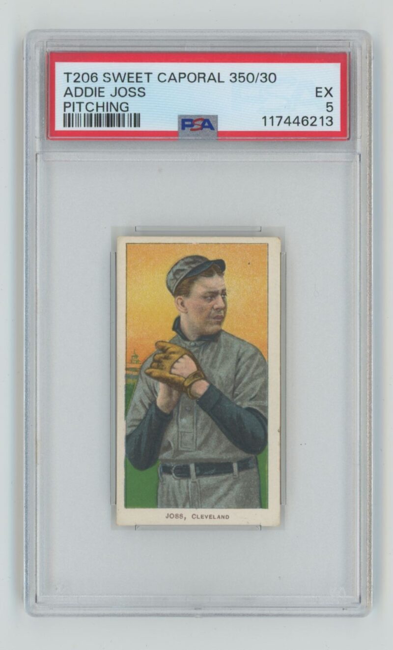 1909 WHITE BORDER ADDIE JOSS 117446213 PSA 5 CLEVELAND POP 9 ONLY 11 HIGHER 286726405676