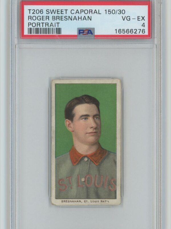 1909 WHITE BORDER ROGER BRESNAHAN 16566276 PSA 4 ST. LOUIS TOTAL POP: 10