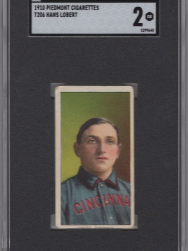 1910 PIEDMONT WHITE BORDER HANS LOBERT SGC 2 CINCINNATI
