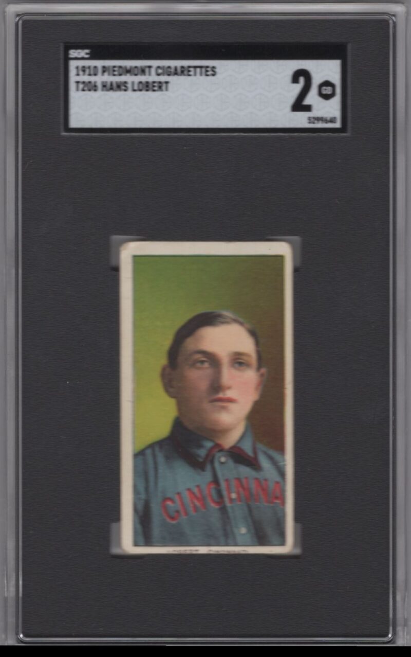 1910 PIEDMONT WHITE BORDER HANS LOBERT SGC 2 CINCINNATI