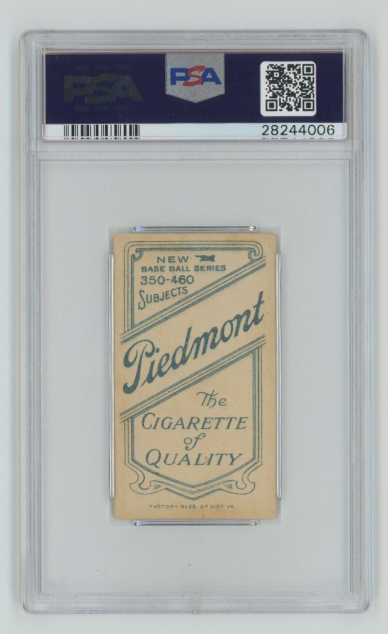 1910 PIEDMONT WHITE BORDER HOWIE CAMNITZ 28244006 PSA 4 PITTSBURGH ARM AT SIDE - Image 3
