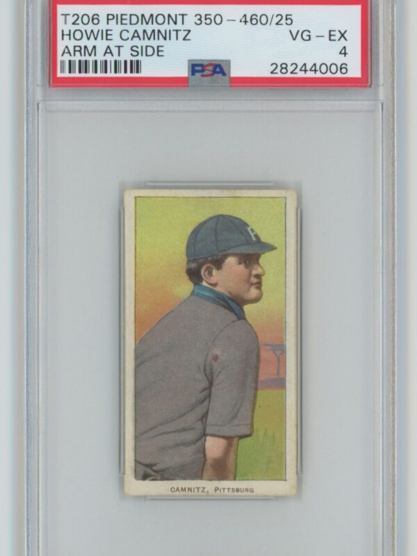 1910 PIEDMONT WHITE BORDER HOWIE CAMNITZ 28244006 PSA 4 PITTSBURGH ARM AT SIDE