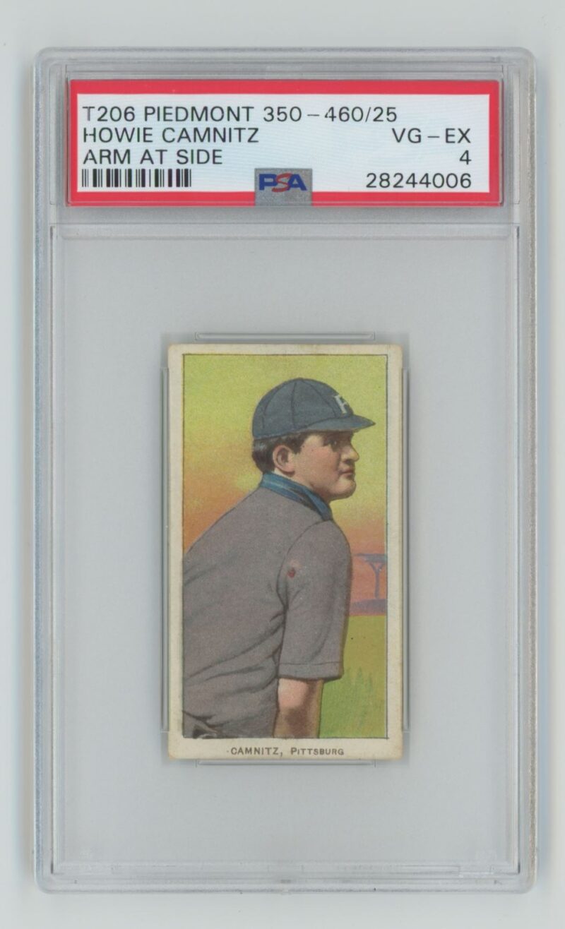1910 PIEDMONT WHITE BORDER HOWIE CAMNITZ 28244006 PSA 4 PITTSBURGH ARM AT SIDE