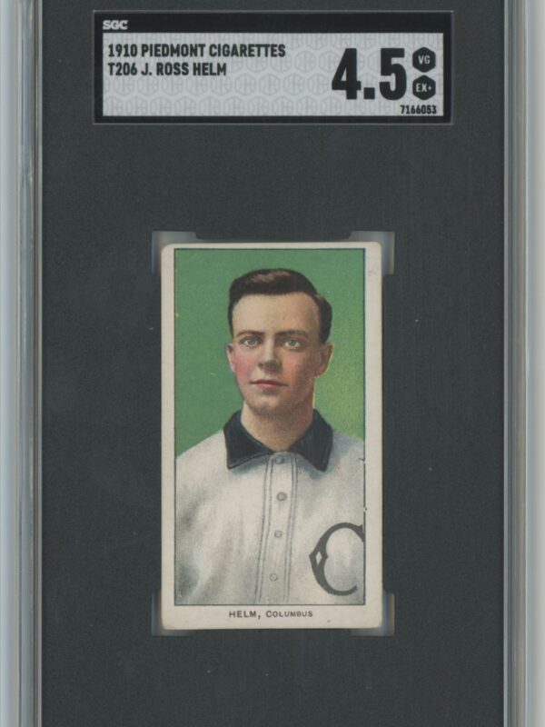 1910 PIEDMONT WHITE BORDER J. ROSS HELM SGC 4.5 COLUMBUS