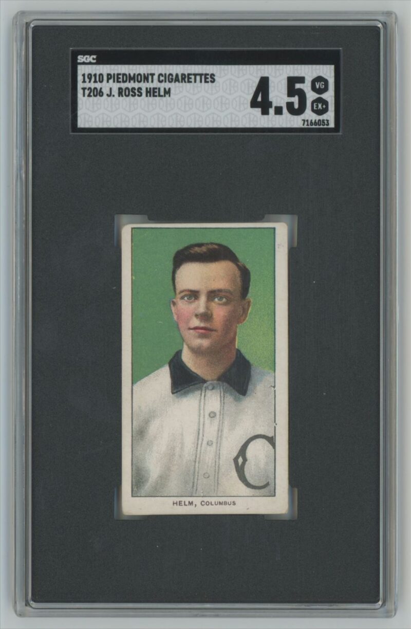 1910 PIEDMONT WHITE BORDER J. ROSS HELM SGC 4.5 COLUMBUS