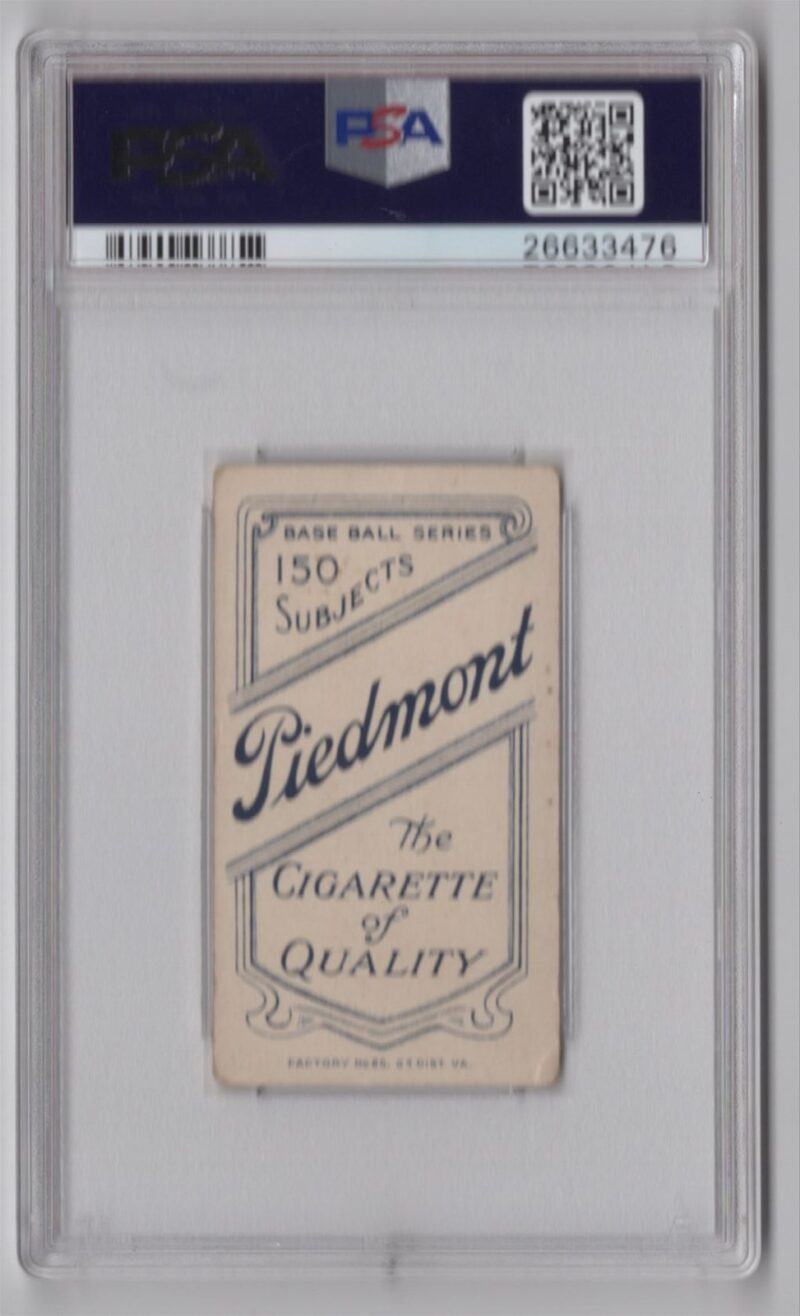 1910 PIEDMONT WHITE BORDER JOHN MCGRAW PSA 3 NEW YORK 286512272936 2