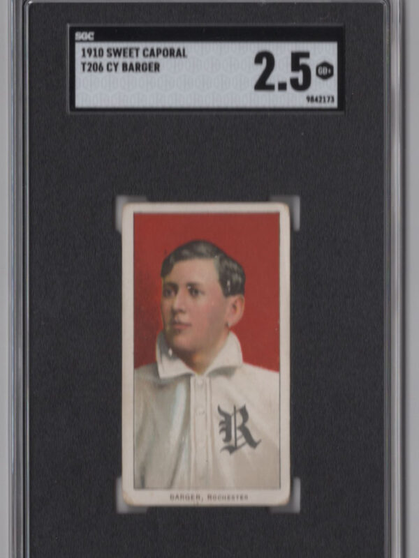 1910 SWEET CAPORAL WHITE BORDER CY BARGER SGC 2.5 ROCHESTE