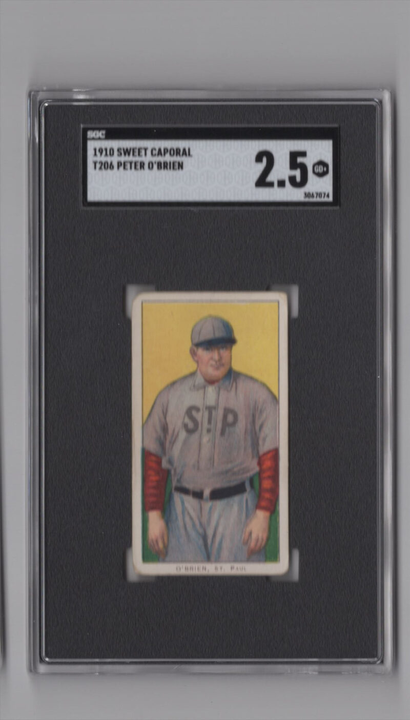 1910 SWEET CAPORAL WHITE BORDER PETER O'BRIEN SGC 2.5 ST. PAUL
