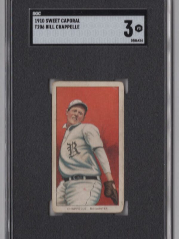 1910 SWEET CAPORL WHITE BORDER BILL CHAPPELLE SGC 3 ROCHESTER #-