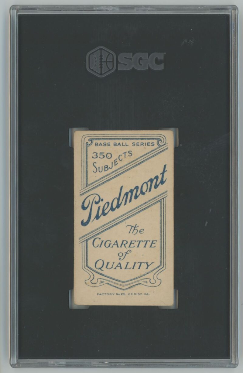 1910 WHITE BORDER GEORGE MCQUILLAN WITH BAT SGC7354666 SGC 4.5 PHILADELPHIA - Image 3