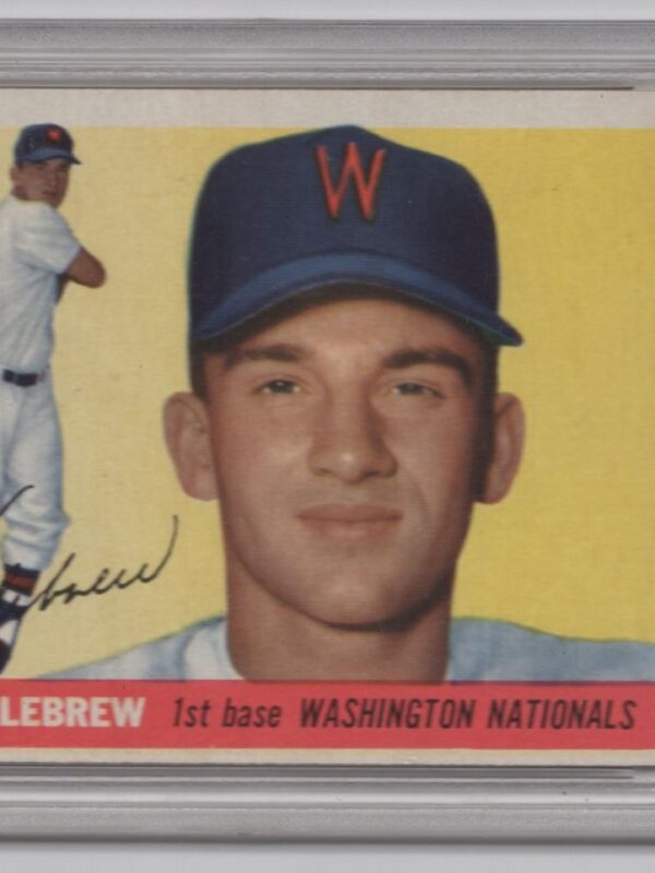 1955 TOPPS 3-15 HARMON KILLEBREW ROOKIE PSA 6 WASHINGTON SENATORS #124