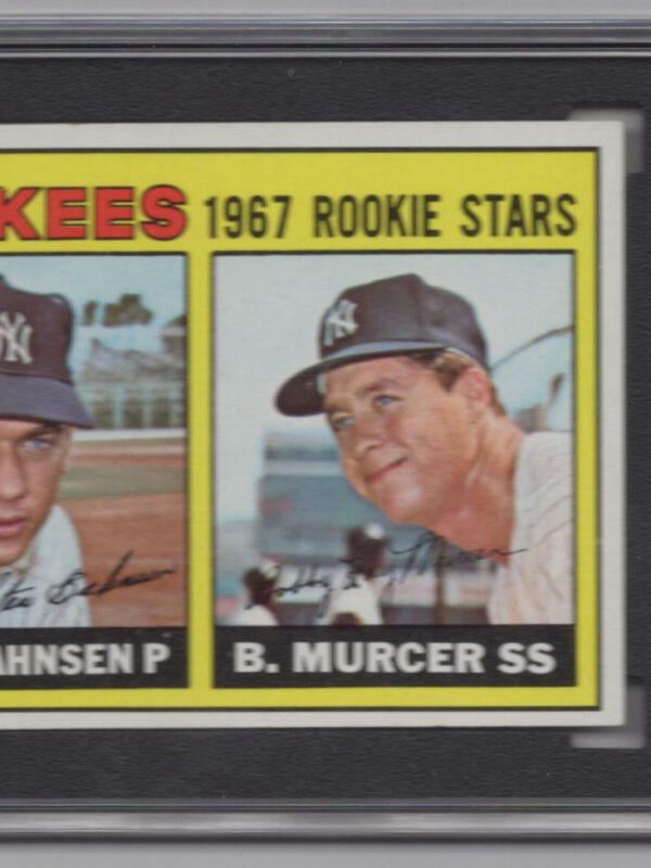 1967 3-15 STAN BAHNSEN/BOBBY MURCER ROOKIE SGC 6.5 NEW YORK YANKEES #93 POP 7