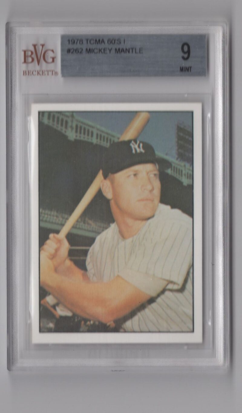 1978 TCMA MICKEY MANTLE BVG 9 NEW YORK YANKEES #262